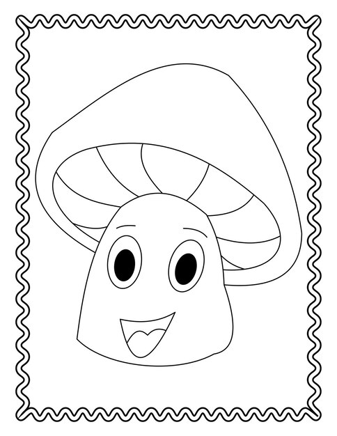 Disegni da colorare di verdure disegnate a mano