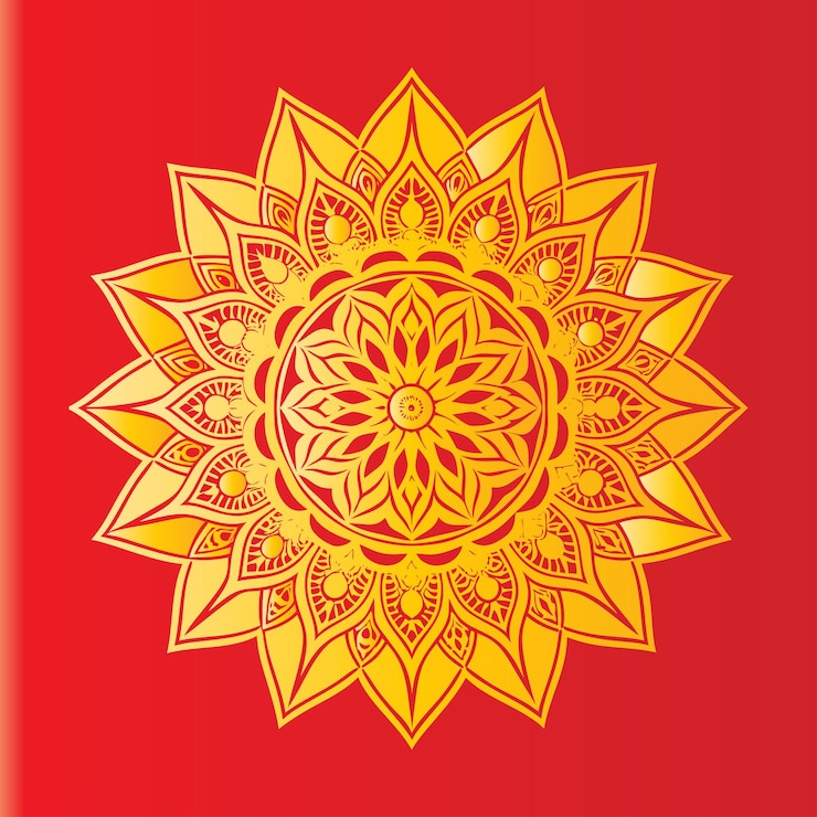Vettore disegni del modello della mandala