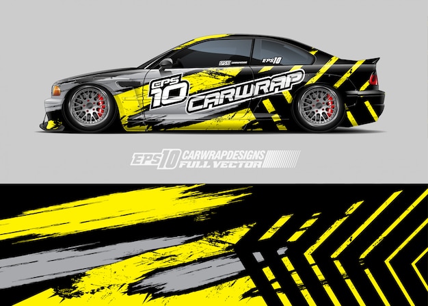 Disegni di avvolgimento per auto da corsa
