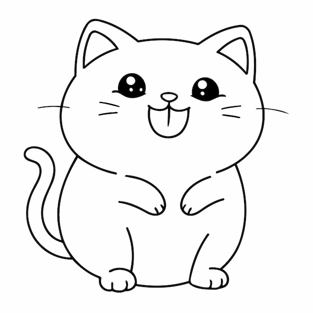 Disegni di cartoni animati per gatti per bambini piccoli