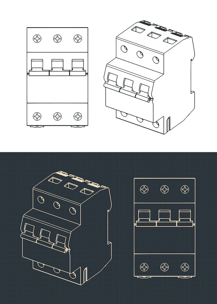 Vettore disegni di interruttore