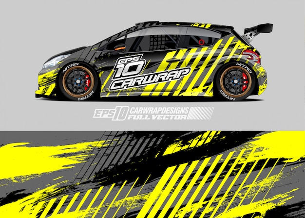 Disegni di livrea per auto da rally