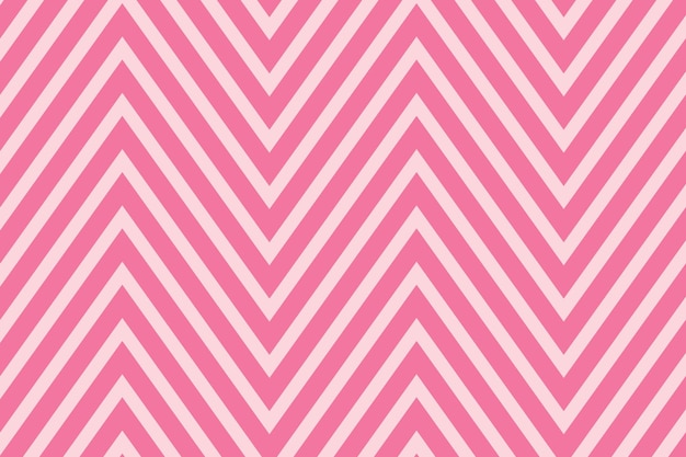 disegno a chevron rosa e bianco dell'artista