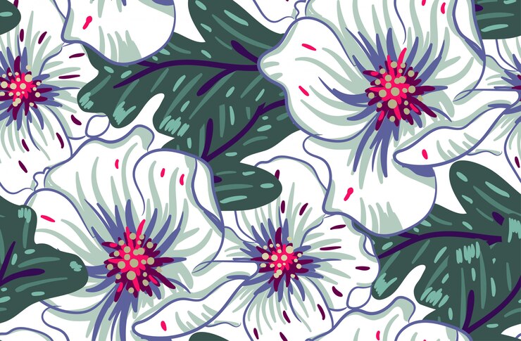Disegno a disegno floreale