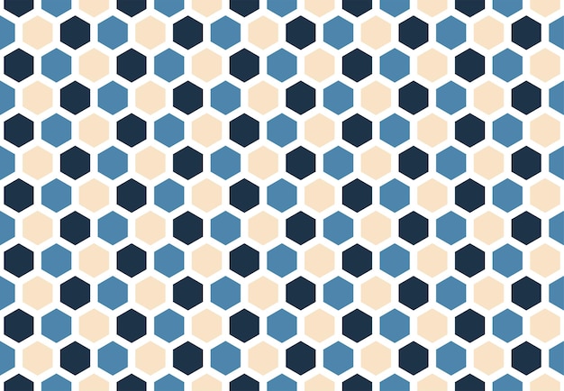 Disegno a mosaico geometrico astratto senza cuciture con esagoni bianchi e grigi sfondo vettoriale