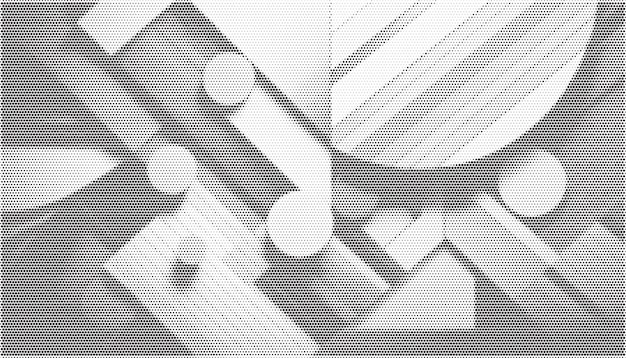 Disegno astratto a mezza tonalità