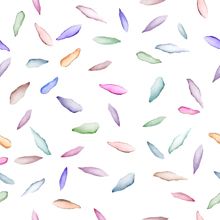Vettore disegno astratto ad acquerello senza cuciture, illustrazione disegnata a mano, vettore eps