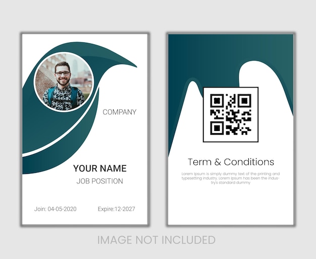 Disegno astratto di carta d&#39;identità