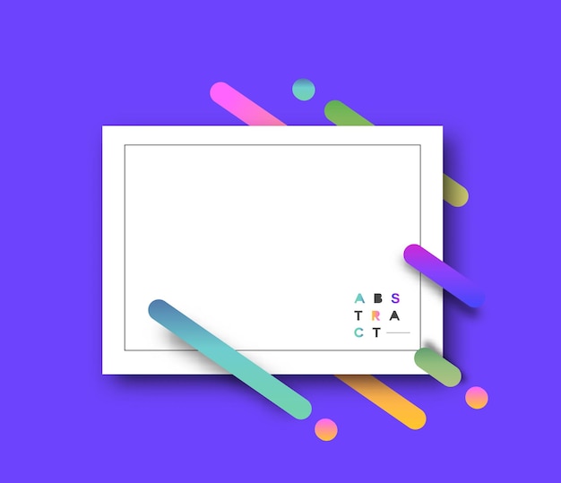 Disegno astratto modello colorato e uso di sfondo per il design moderno copertina poster modello brochure volantino decorato banner