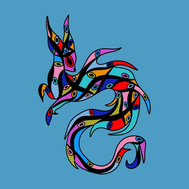 disegno decorativo creativo unico astratto colorato multicolor cubismo surrealismo opere d'arte in stile