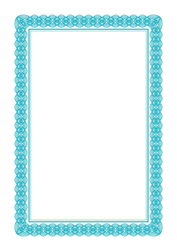 Disegno del confine di Guilloche per il certificato