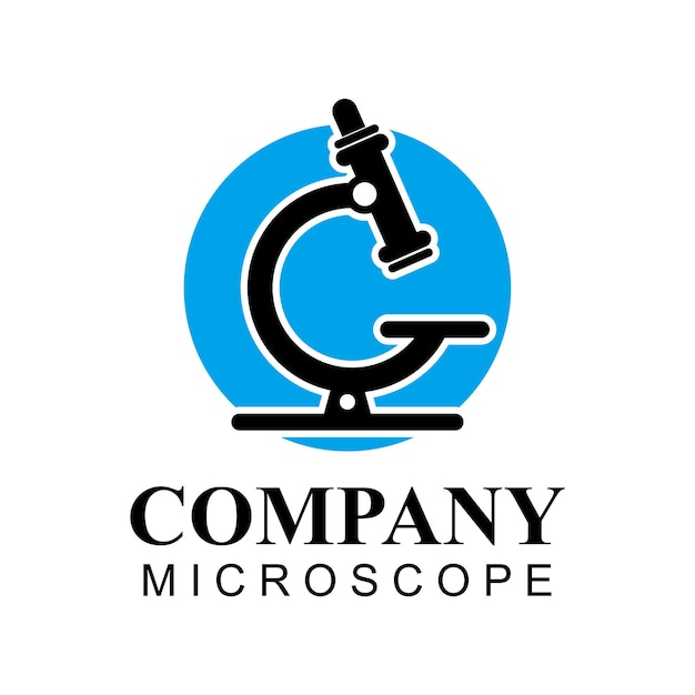 Disegno del logo del microscopio