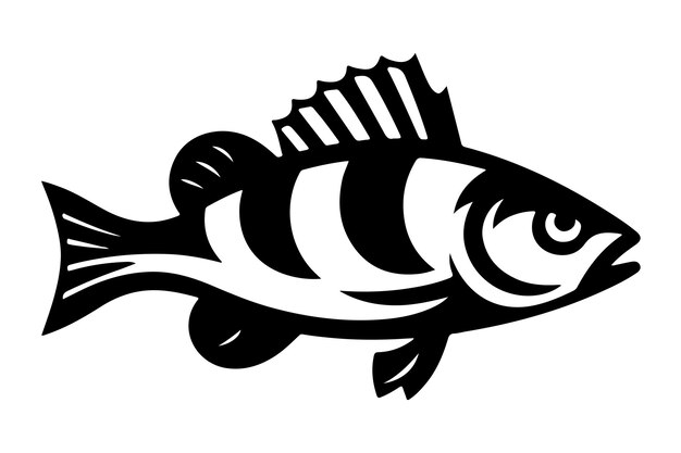 Disegno del logo dell'esca per la pesca Logo del pesce