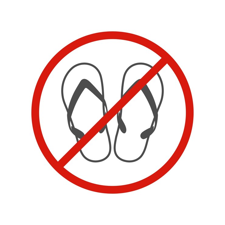Vettore disegno del logo dell'icona delle pantofole