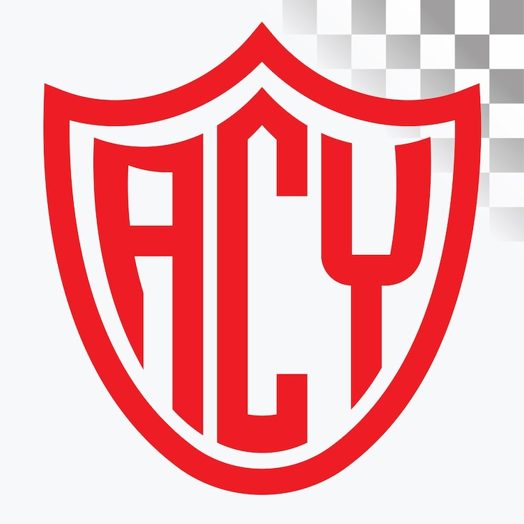 Vettore disegno del logo della lettera acy