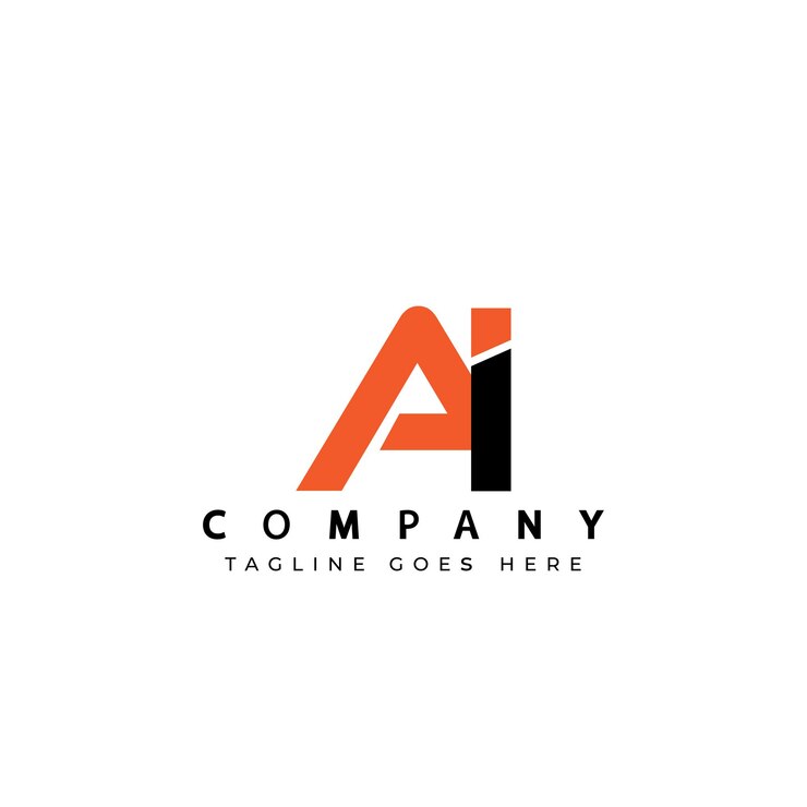 disegno del logo lettera ai o ia