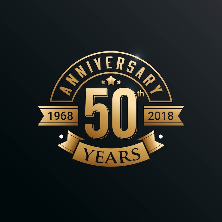 Vettore disegno del modello di emblemi di anniversario