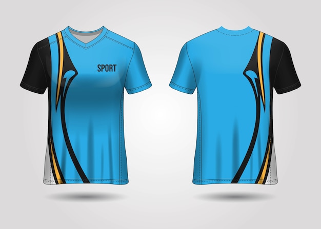 Disegno del modello di maglia sportiva