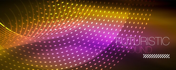 Vettore disegno dell'effetto fumo del vettore di sfondo astratto delle particelle d'onda digitale che scorrono