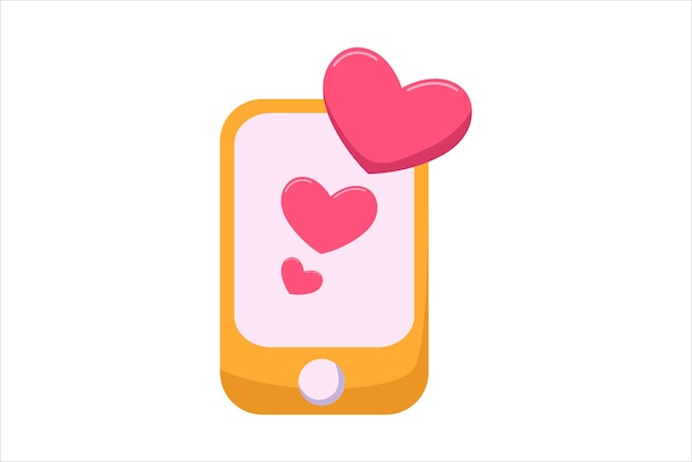 Disegno dell'etichetta adesiva del giorno di San Valentino