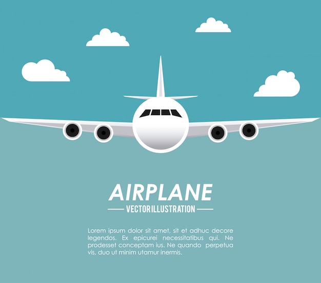 Disegno dell&#39;icona dell&#39;aeroplano