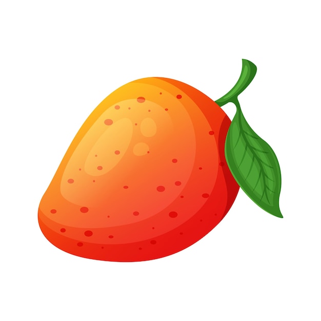 Disegno dell'icona della frutta del mango Frutta fresca