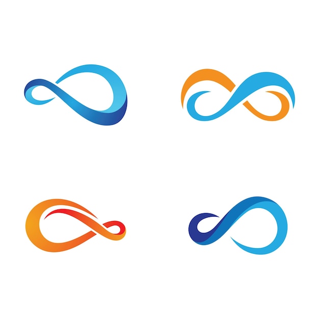 Disegno dell'illustrazione delle immagini del logo Infinity
