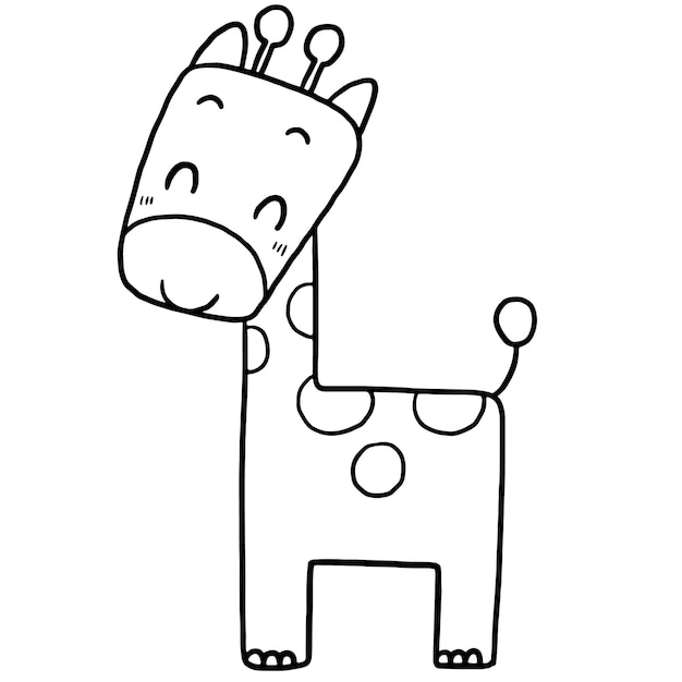 Disegno della giraffa - il piccolo principe
