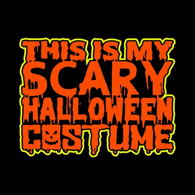Disegno della maglietta di Halloween