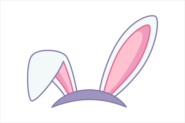 Disegno di adesivo piatto per la Pasqua