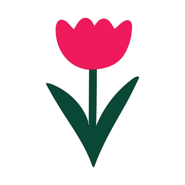 Vettore disegno di icone di fiori vettoriali