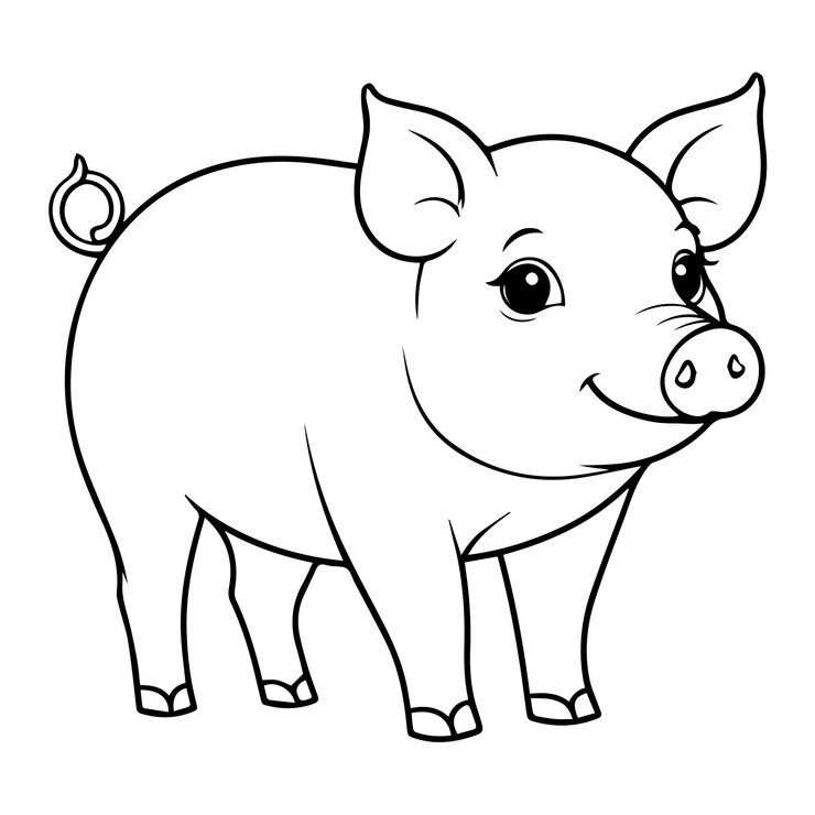 Vettore disegno di illustrazione a linea nera vettoriale