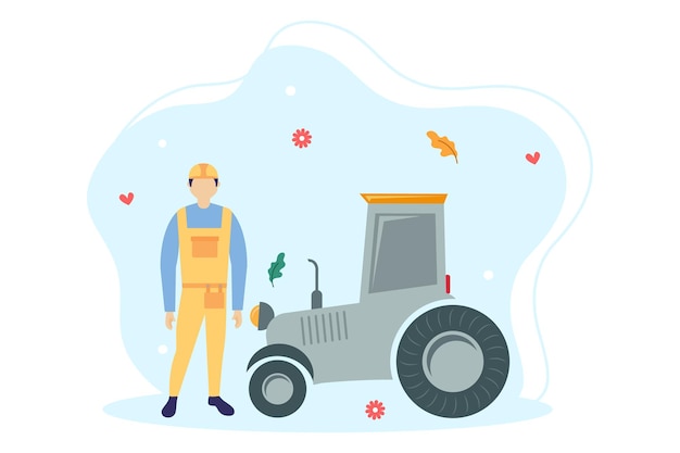 Disegno di illustrazione flat del giorno del lavoro
