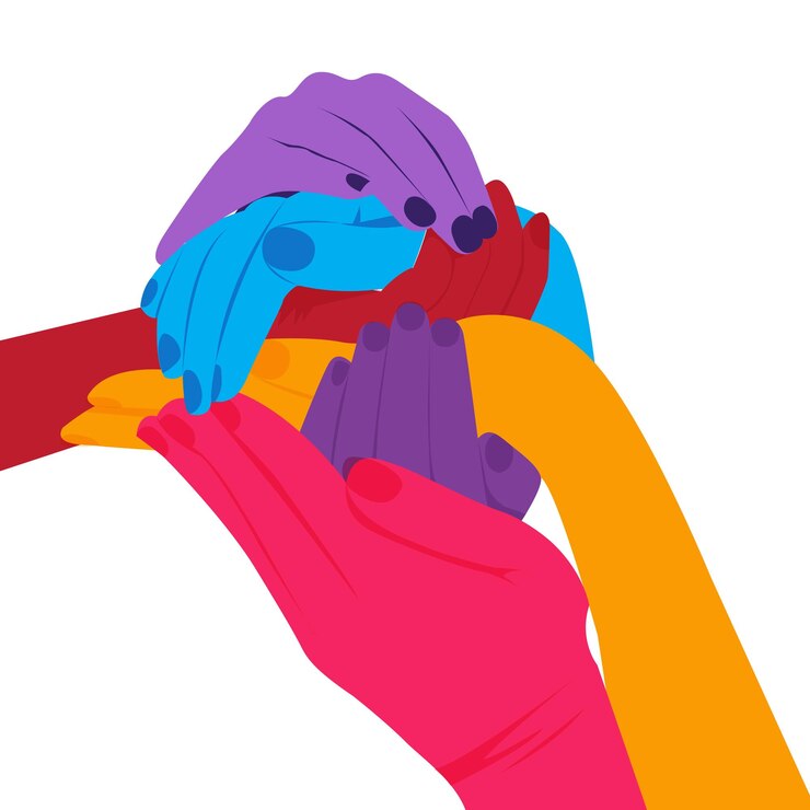 disegno di illustrazione vettoriale disegnato a mano colorato festival holi