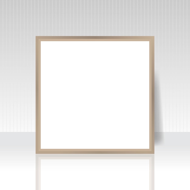 disegno di modellazione di telaio in legno a tavola vuota illustrazione vettoriale