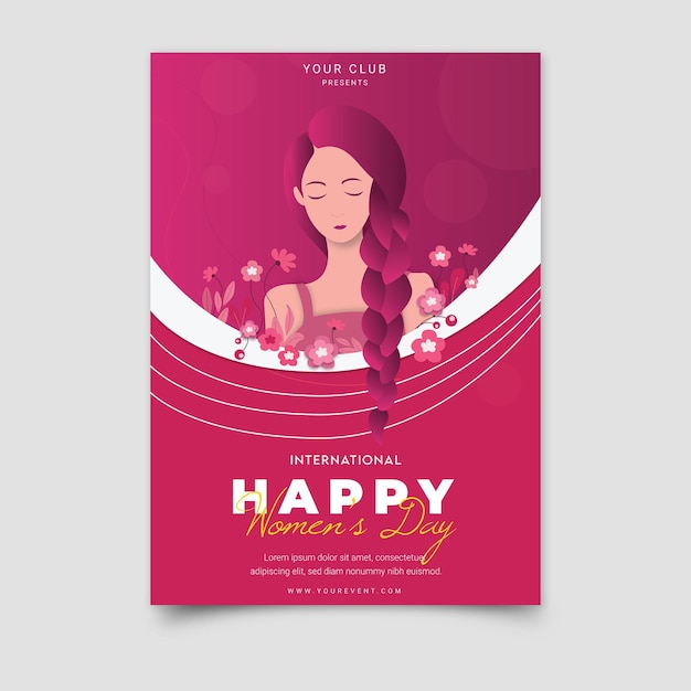 Disegno di poster per la Giornata delle Madri Vector