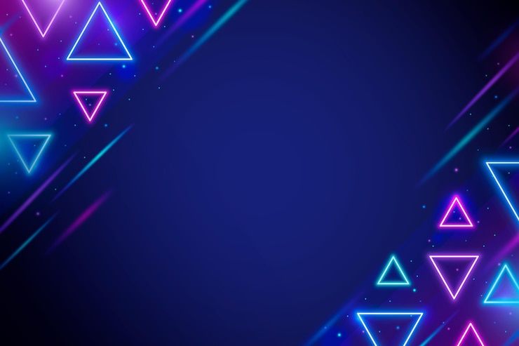 Vettore disegno di sfondo al neon