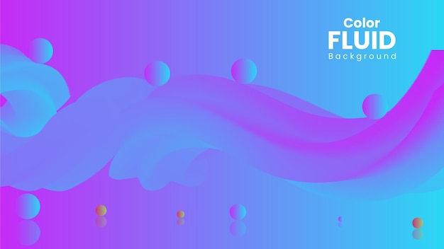 Disegno di sfondo di forme di flusso variopinto astratto di vettore