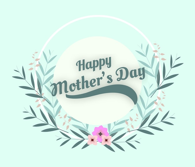 Disegno di sfondo felice festa della mamma