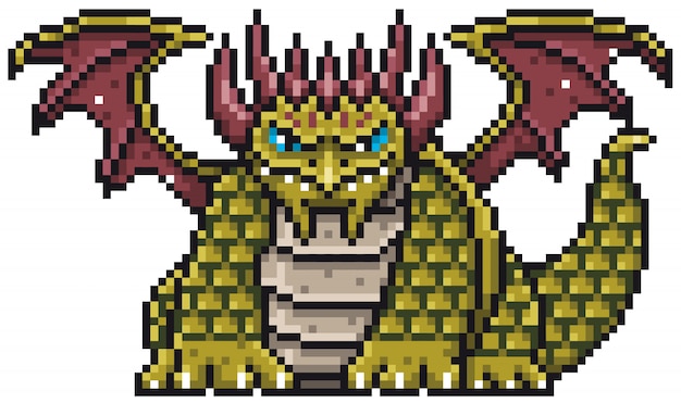 Disegno Dragon Pixel del fumetto