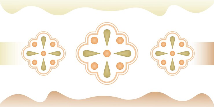 Disegno floreale decorativo per inviti o certificati