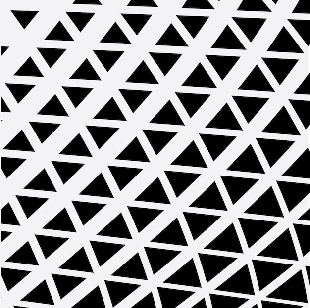 Disegno geometrico astratto a triangolo