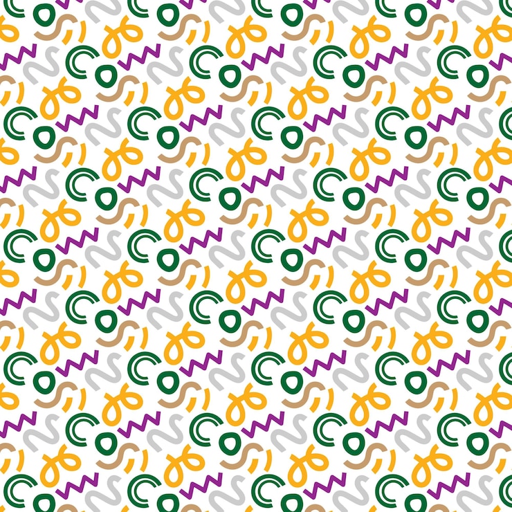 Vettore disegno geometrico con forme astratte colorate