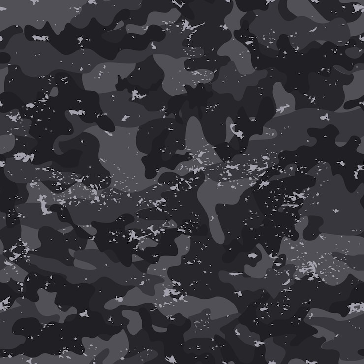 Vettore disegno grunge senza cuciture grigio camuffamento