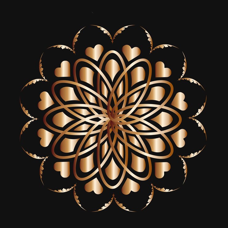 disegno mandala o modello di disegno mandala