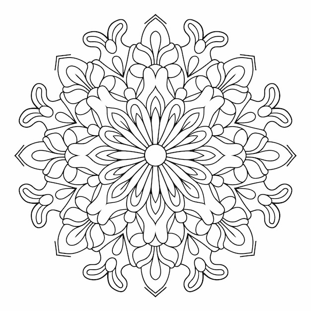 Disegno ornato del Mandala