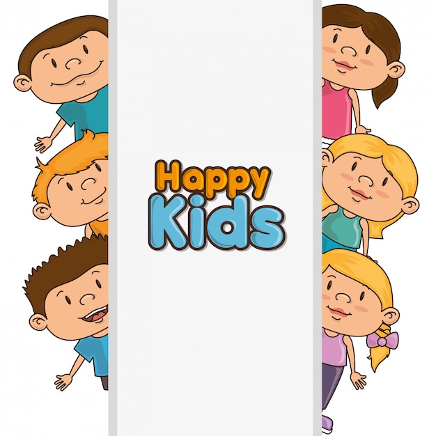 disegno per bambini felici