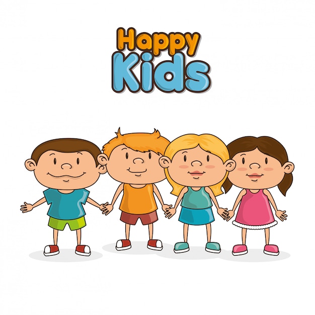 disegno per bambini felici