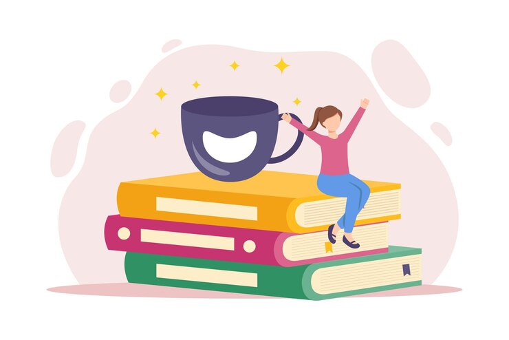 Disegno piatto per la Giornata Mondiale del Libro