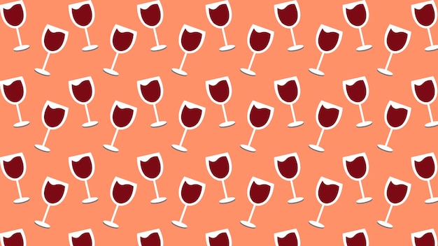 disegno senza cuciture del modello del fondo del vino